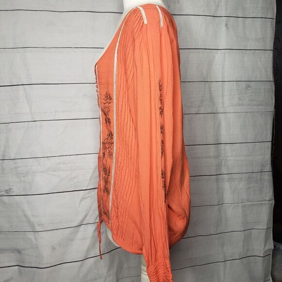 mouche et muchette Billy Top orange m/l see flaw - Picture 3 of 8